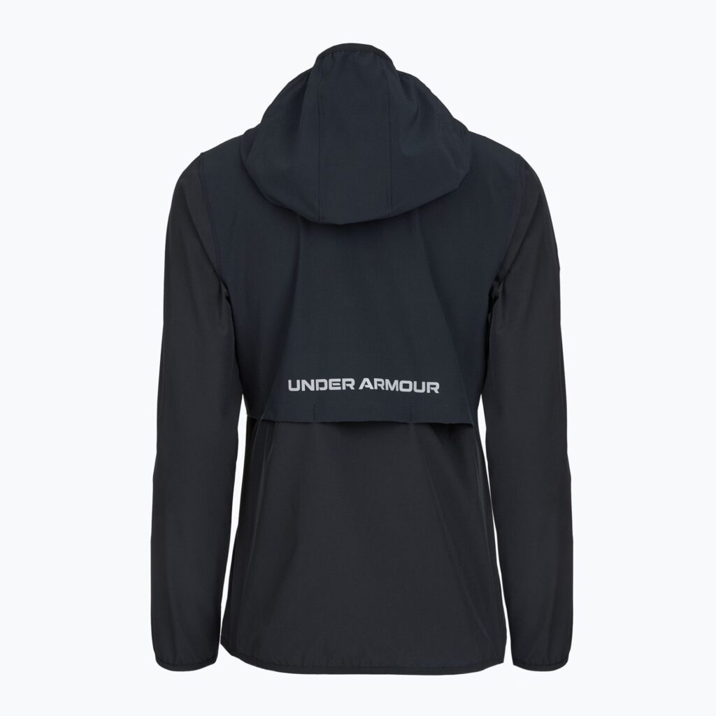Куртка женская для бегаUnder Armour Velociti Pro Storm black/black/metallic silver