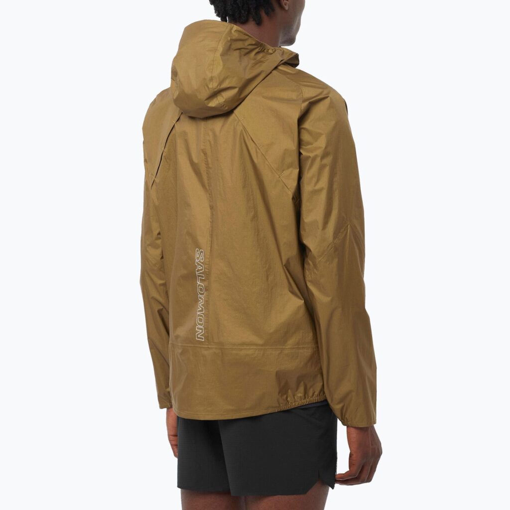 Мужская куртка для бегаSalomon Bonatti Waterproof brilliant olive