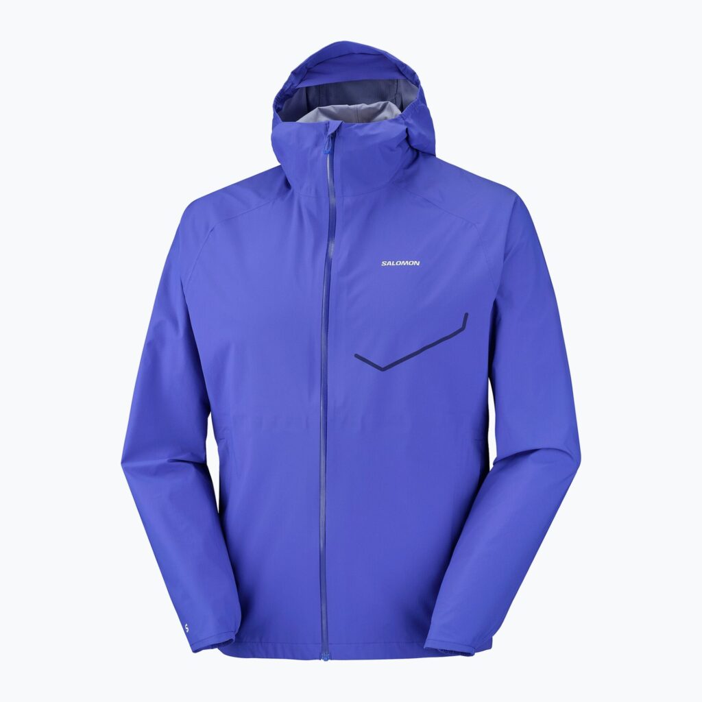 Мужская куртка для бегаSalomon Bonatti Waterproof clematis blue