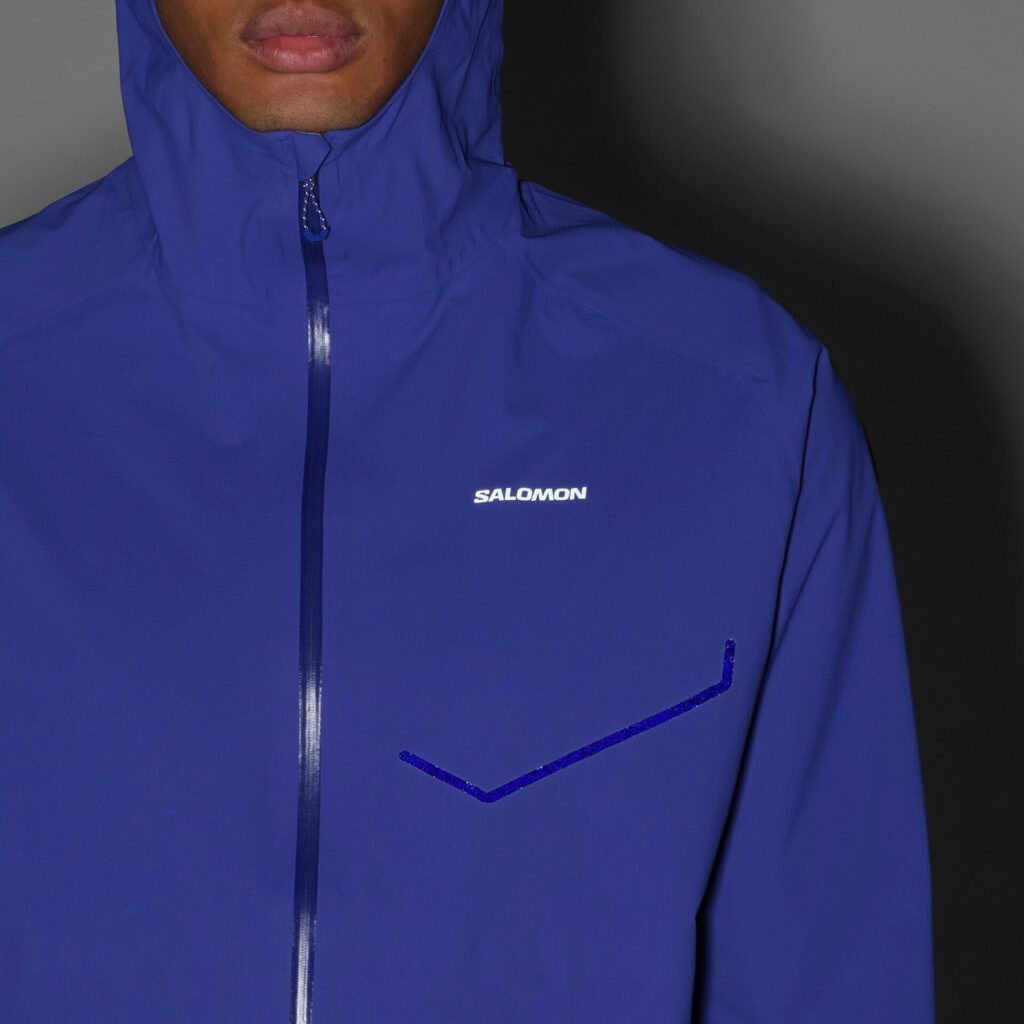 Мужская куртка для бегаSalomon Bonatti Waterproof clematis blue