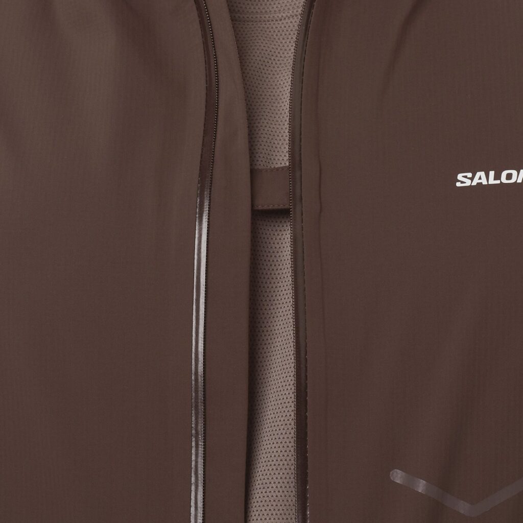 Мужская куртка для бегаSalomon Bonatti Waterproof coffee bean
