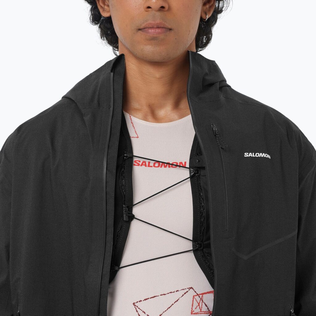 Куртка мужская для бега Salomon S/Lab Bonatti Infinite deep black