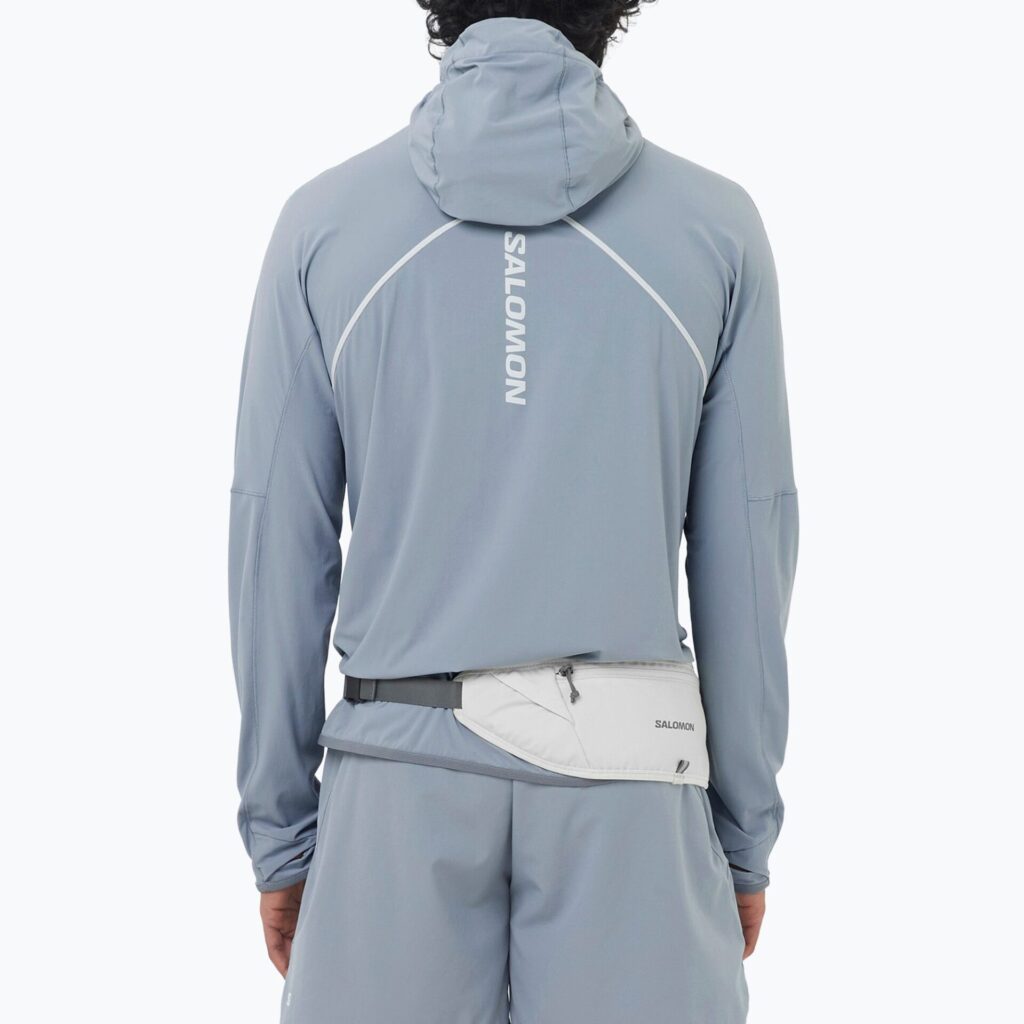 Мужская куртка для бегаSalomon Sense Aero Hybrid Half Zip Hooded trade winds