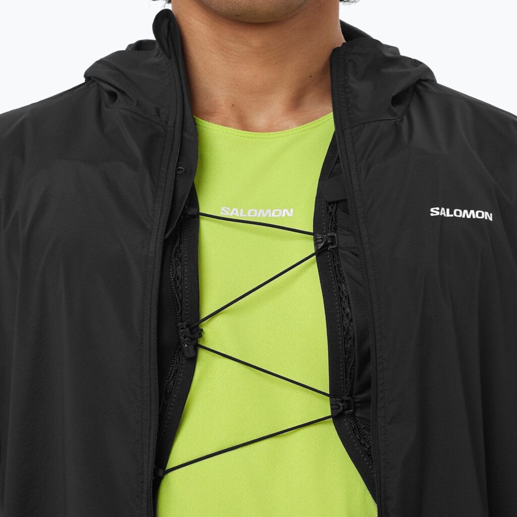 Мужская куртка для бегаSalomon Sense Aero Wind black