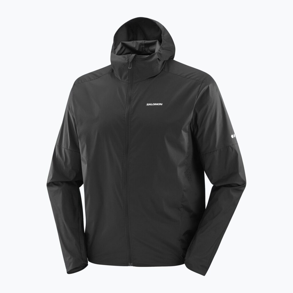 Мужская куртка для бегаSalomon Sense Aero Wind black