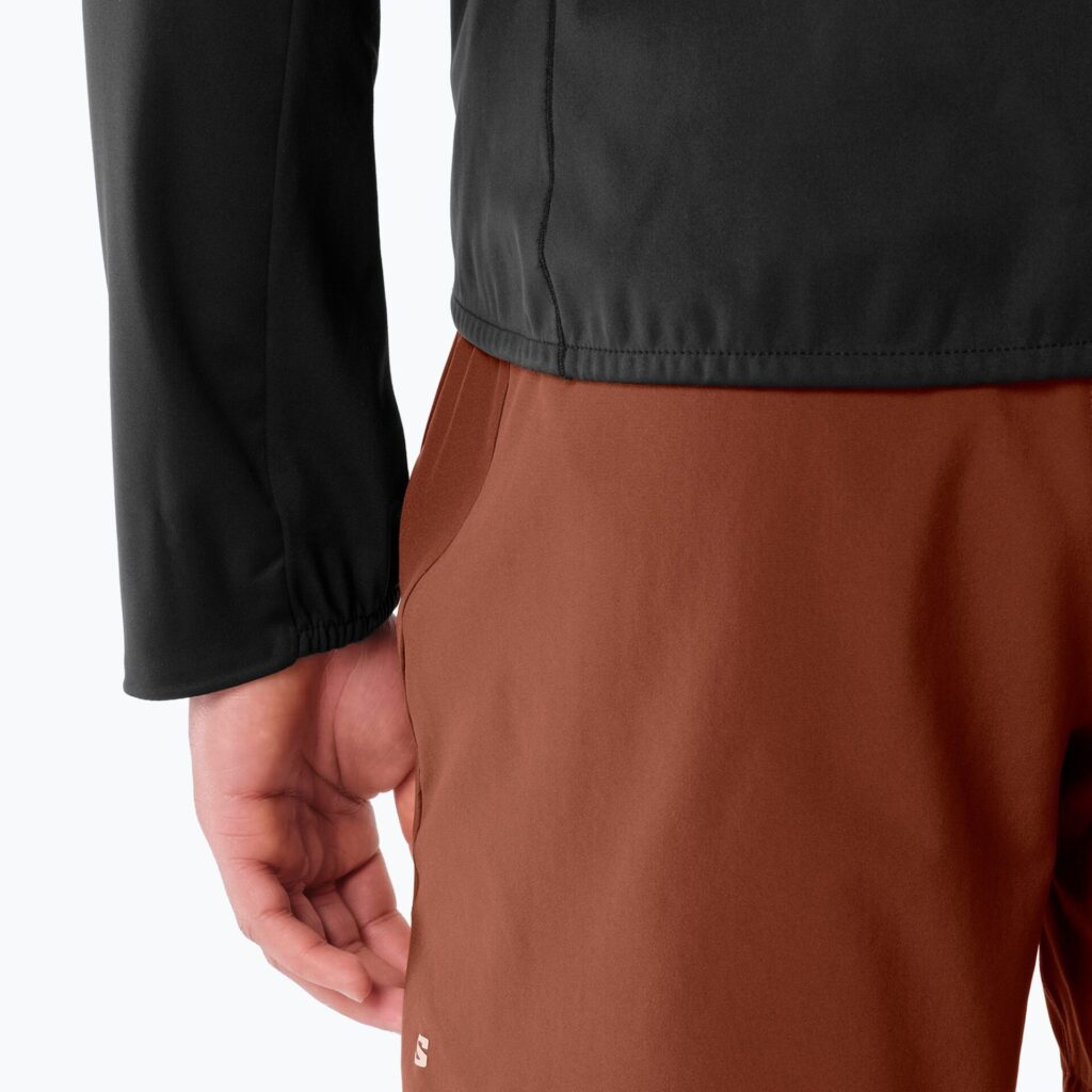 Куртка мужская для бега Salomon Sense Softshell deep black