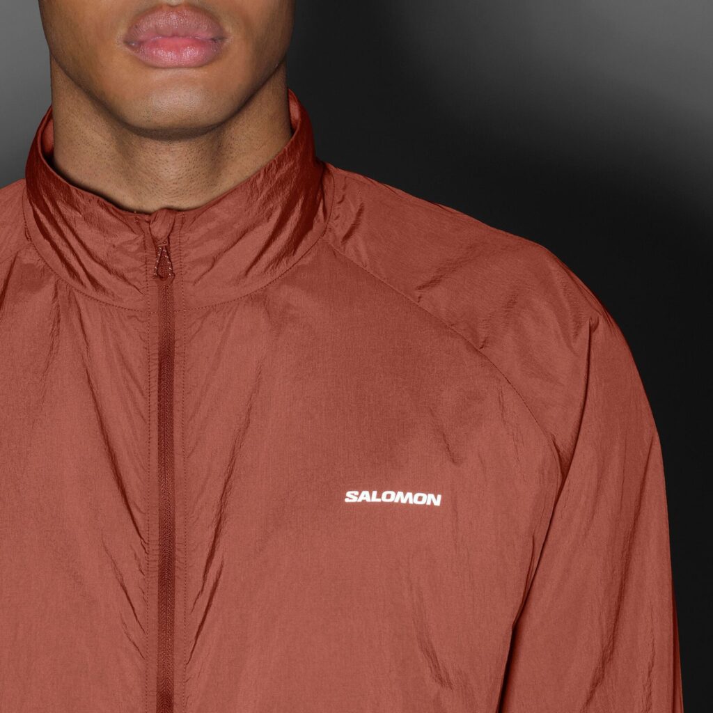 Мужская куртка для бегаSalomon Shakeout Fly burnt umber