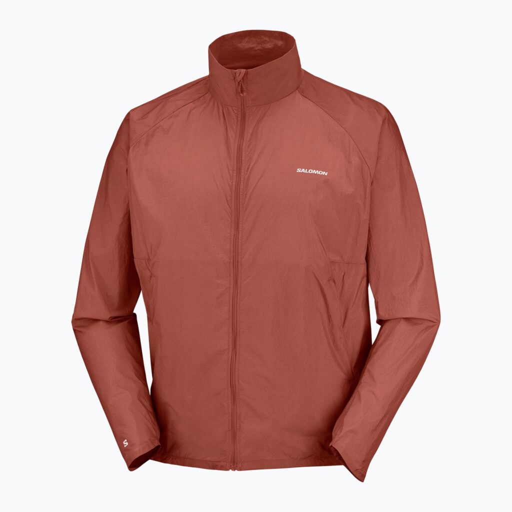 Мужская куртка для бегаSalomon Shakeout Fly burnt umber