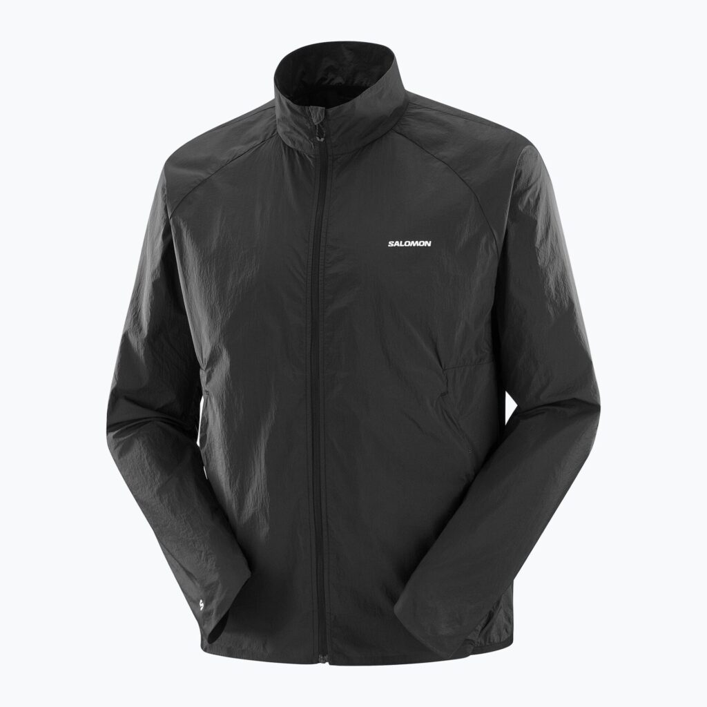 Мужская куртка для бегаSalomon Shakeout Fly deep black