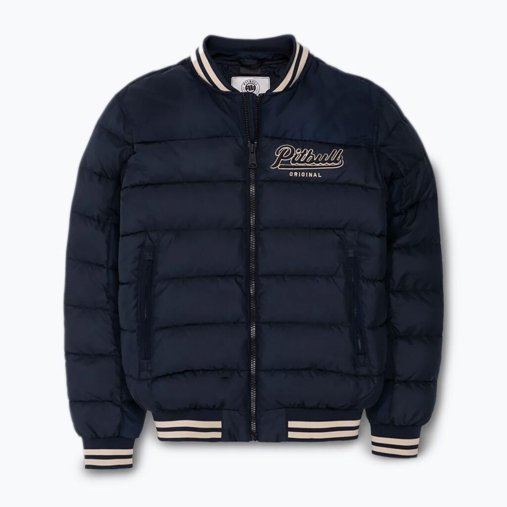 Куртка мужская Pitbull Hidden Quilted Hooded dark navy/beige