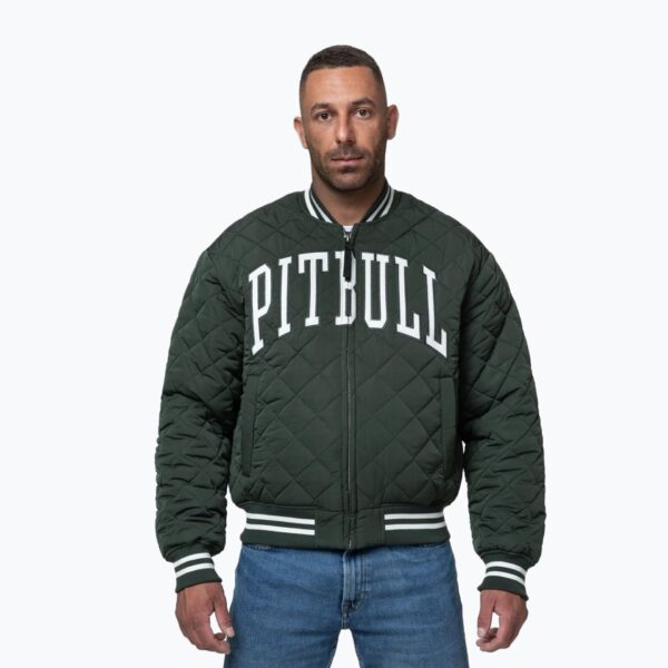 Куртка мужская Pitbull Jupiter Padded Baseball dark green