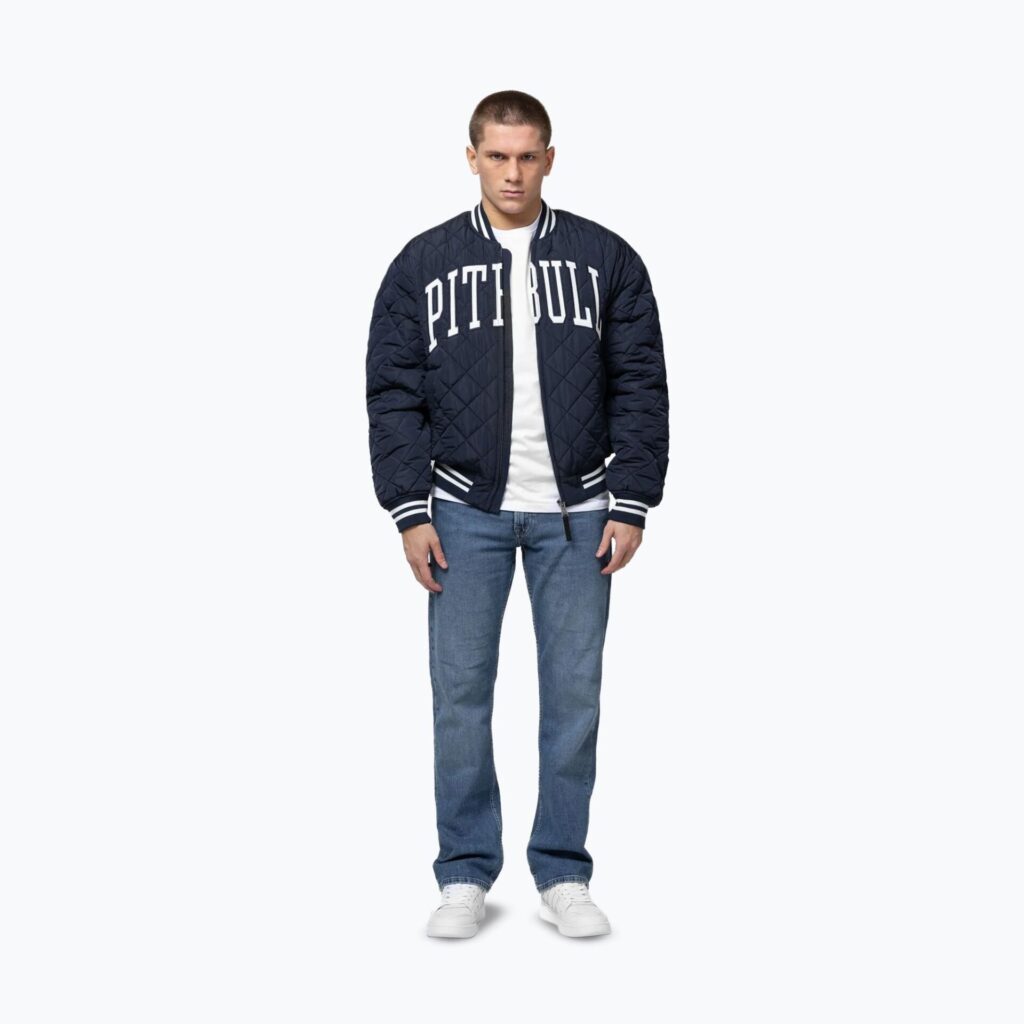 Куртка мужская Pitbull Jupiter Padded Baseball dark navy