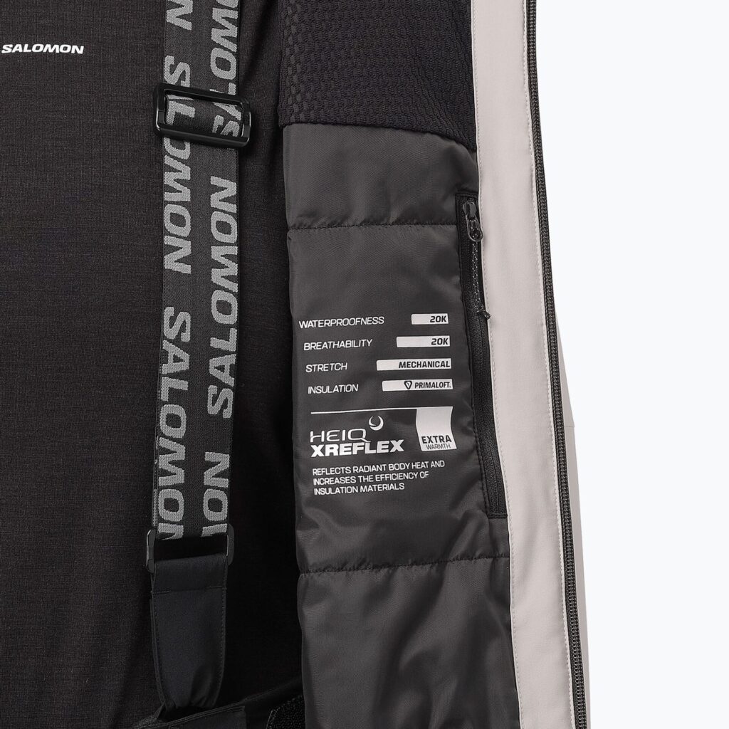 Женская лыжная куртка Salomon Brilliant 2.0 silver cloud