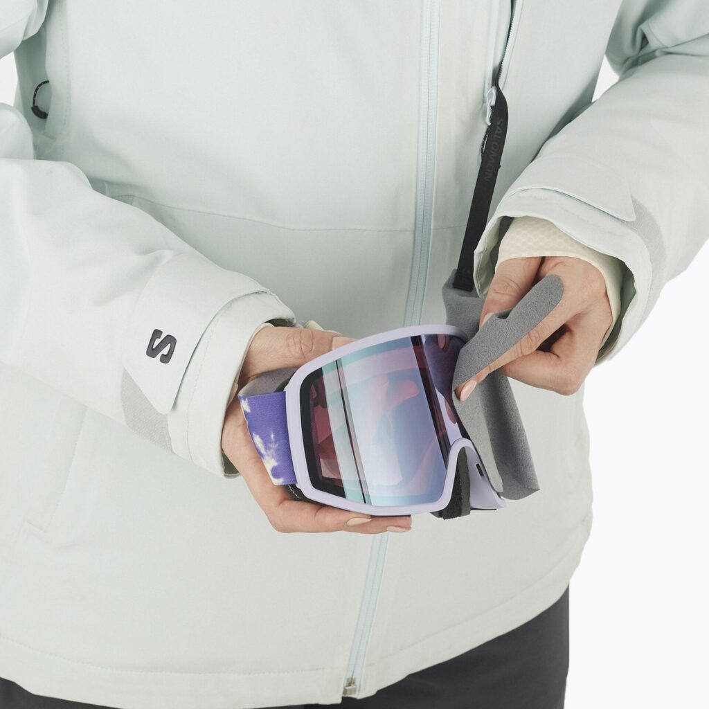 Женская лыжная куртка Salomon Highland misty blue