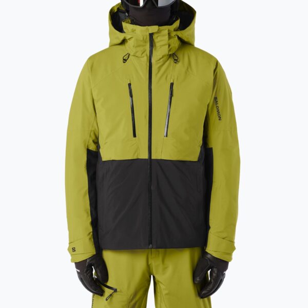 Мужская лыжная куртка Salomon Brilliant 2.0 cardamon seed/deep black