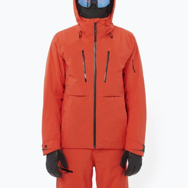 Мужская лыжная куртка Salomon Brilliant 2.0 cherry tomato