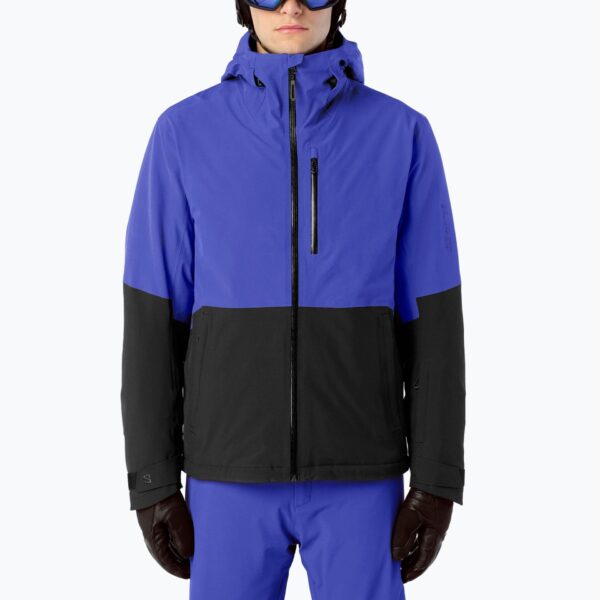 Мужская лыжная куртка Salomon Highland clematis blue/deep black