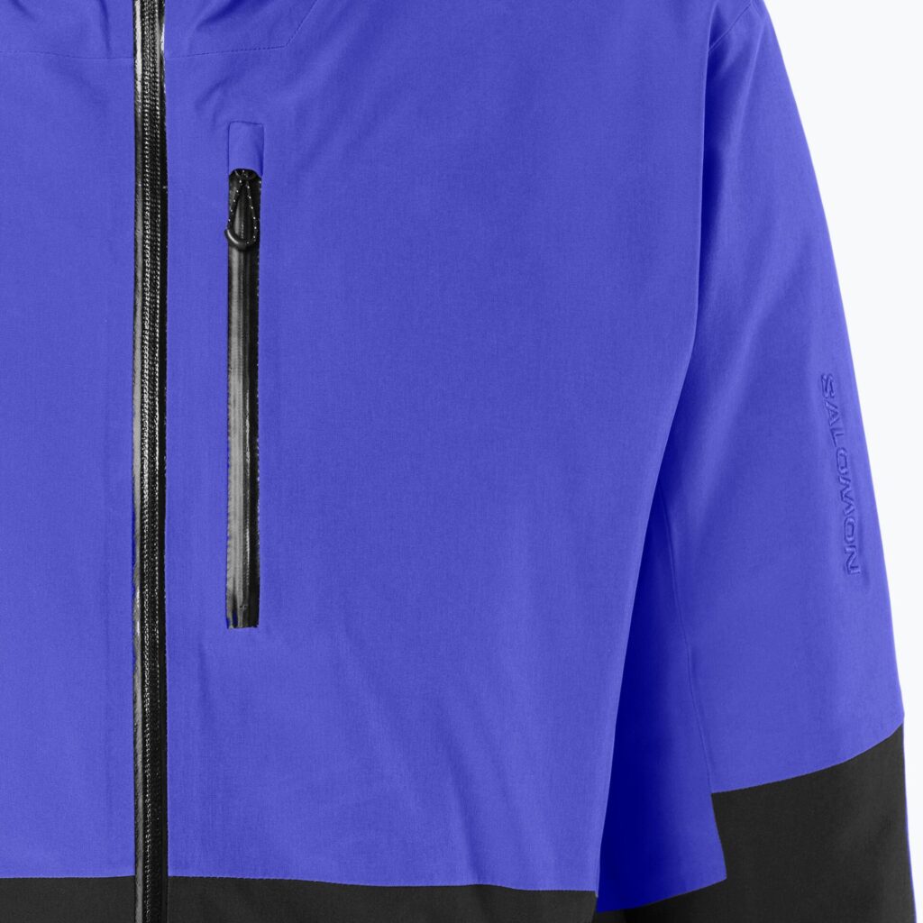 Мужская лыжная куртка Salomon Highland clematis blue/deep black