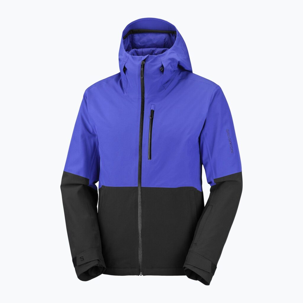 Мужская лыжная куртка Salomon Highland clematis blue/deep black
