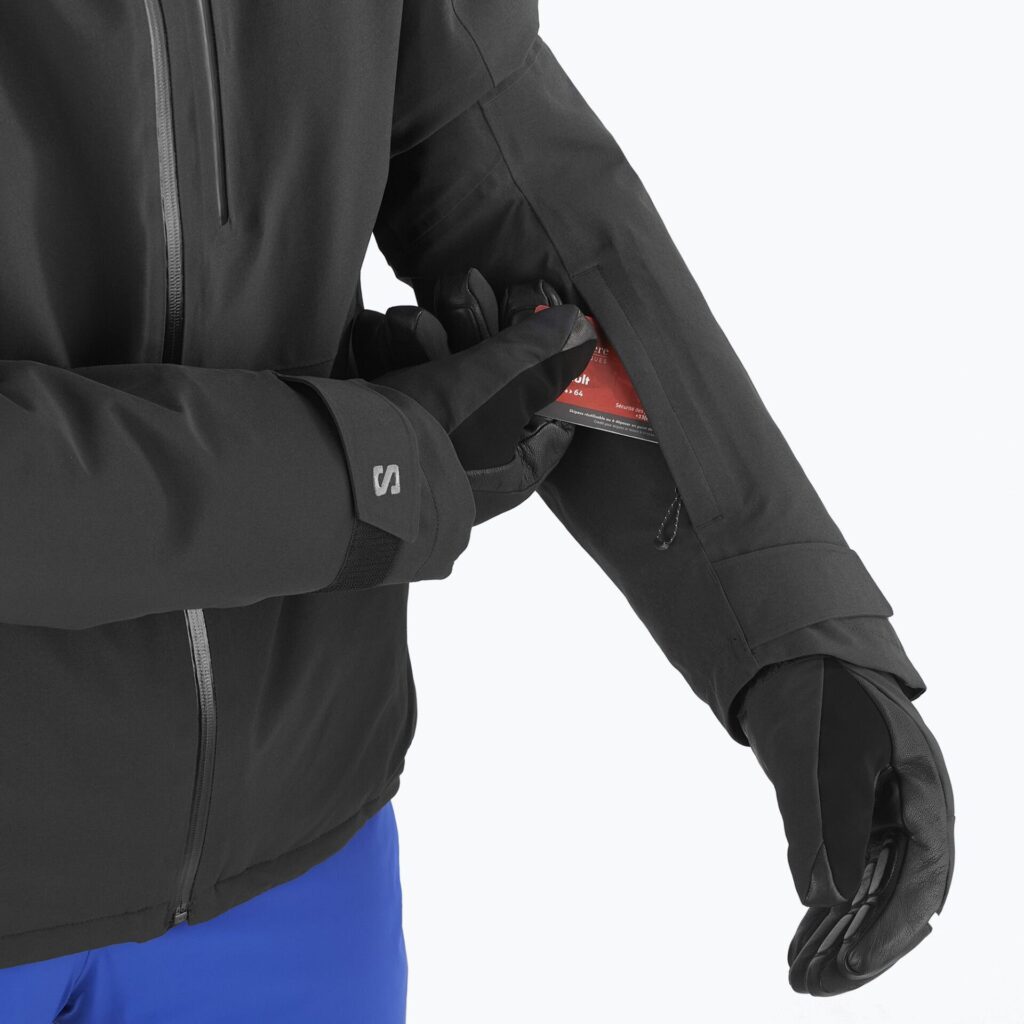 Мужская лыжная куртка Salomon Highland deep black