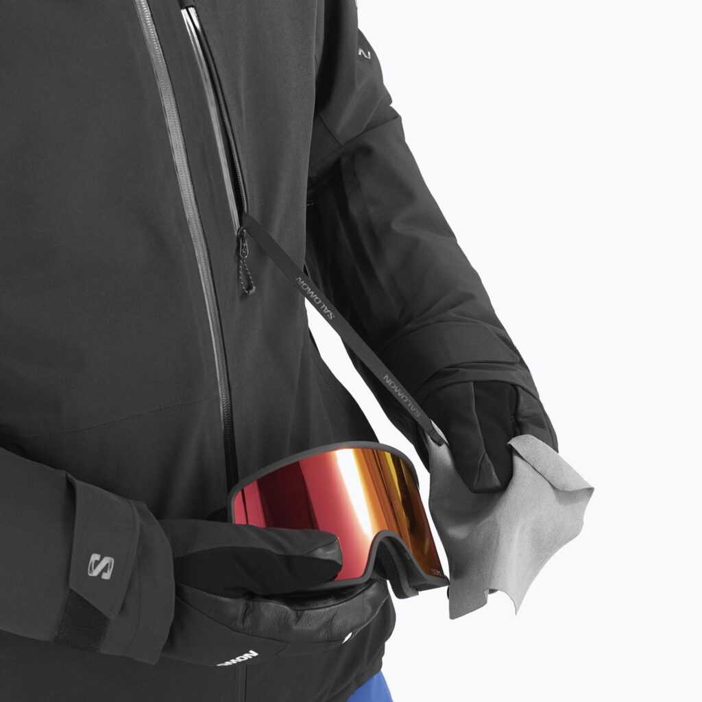 Мужская лыжная куртка Salomon Highland deep black