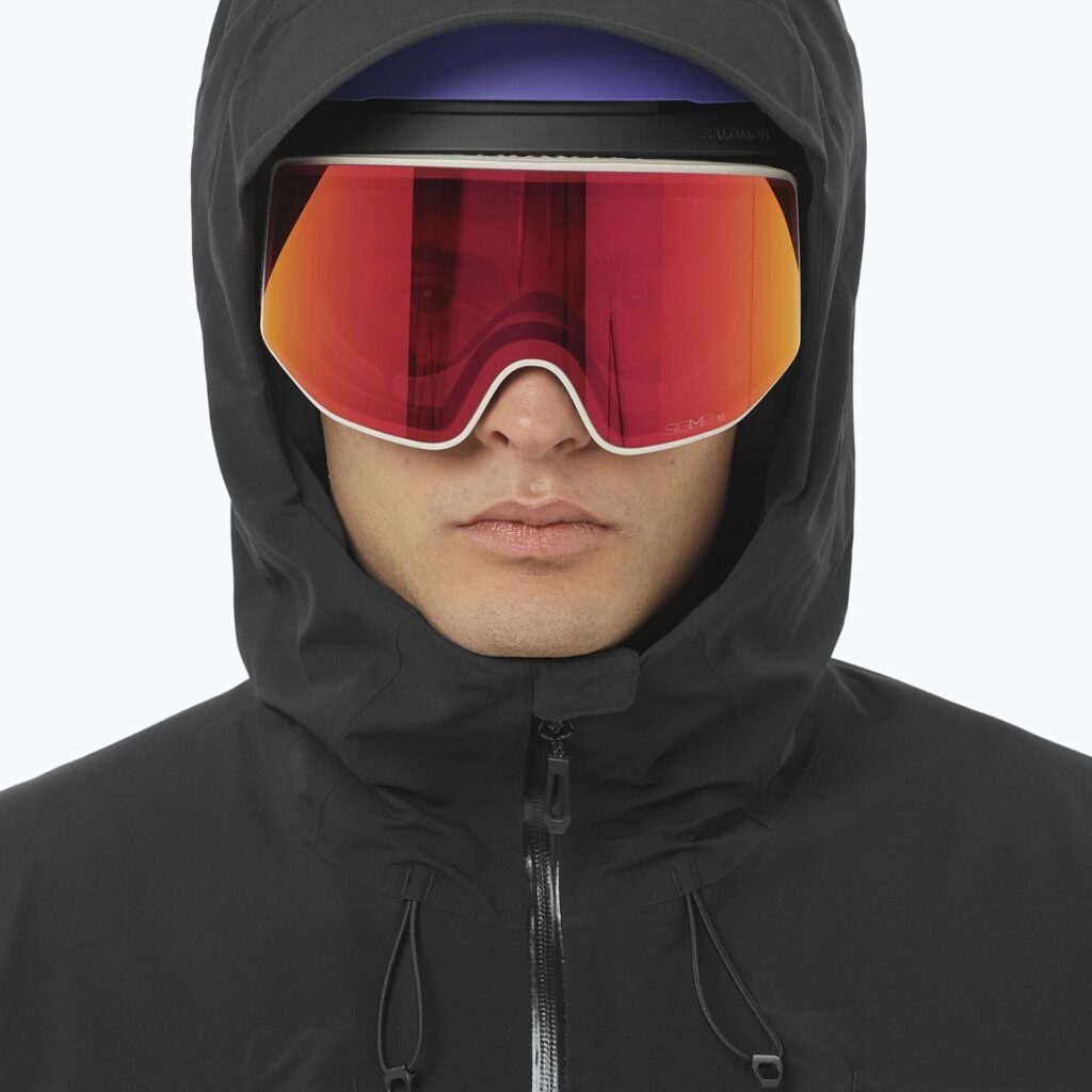 Мужская лыжная куртка Salomon Spark deep black