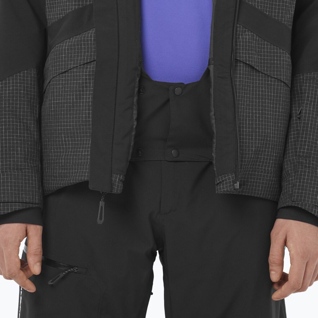 Мужская лыжная куртка Salomon Spark deep black