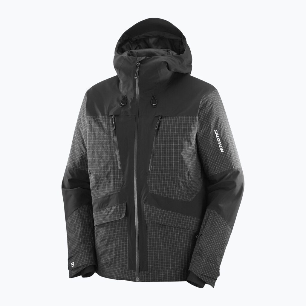 Мужская лыжная куртка Salomon Spark deep black