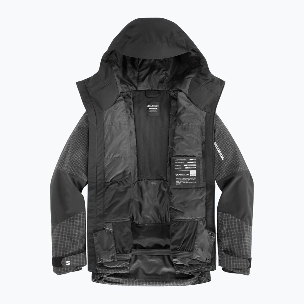 Мужская лыжная куртка Salomon Spark deep black