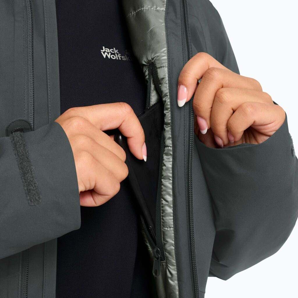 Куртка женская Jack Wolfskin Heidelstein Ins slate green