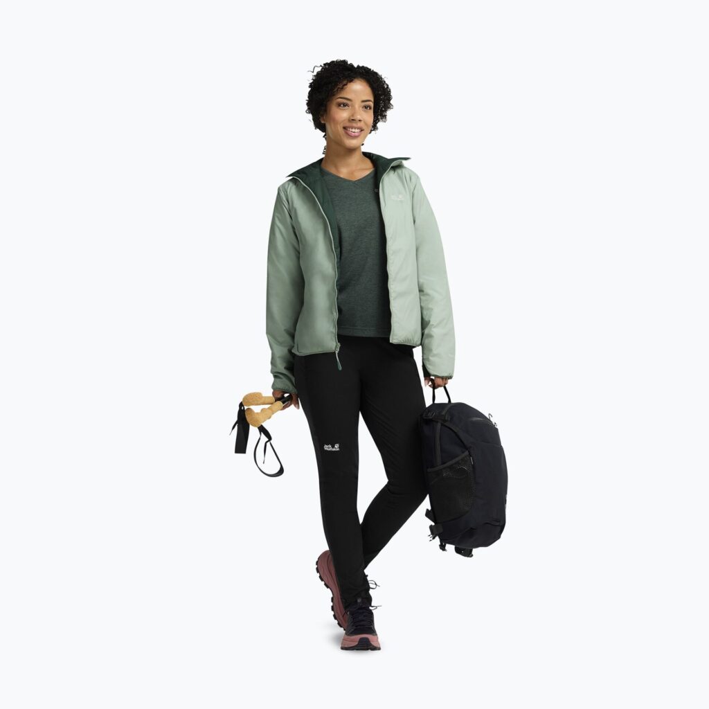 Куртка женская Jack Wolfskin Trail Light Ins 2IN1 green zinnia