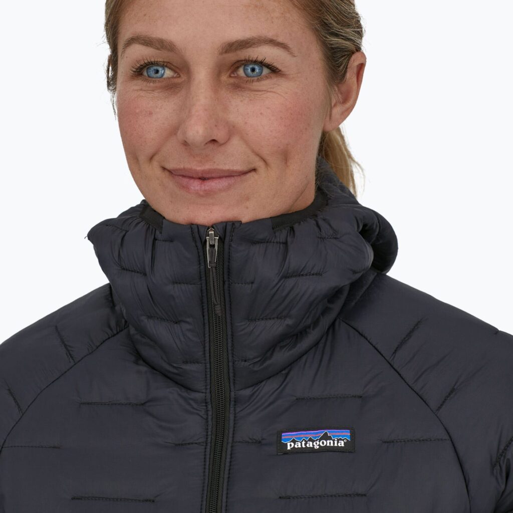 Куртка женская Patagonia Micro Puff Hoody black