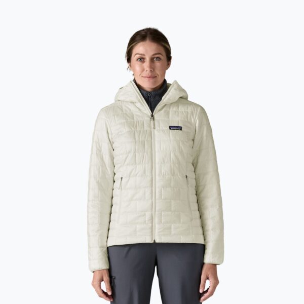 Куртка женская Patagonia Nano Puff Hoody birch white