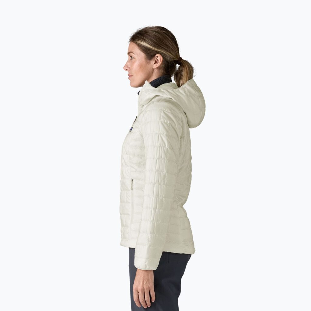Куртка женская Patagonia Nano Puff Hoody birch white