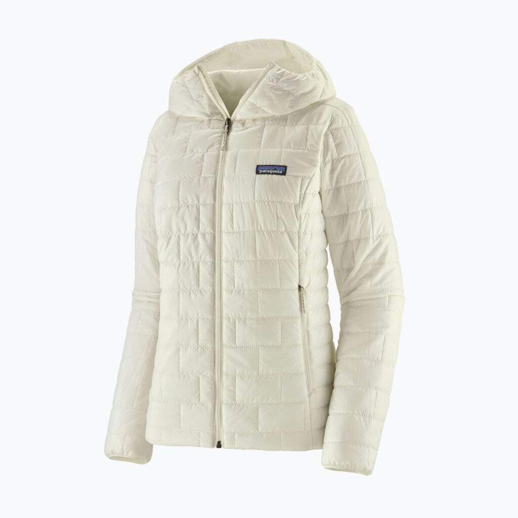 Куртка женская Patagonia Nano Puff Hoody birch white