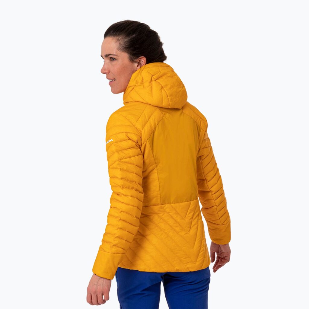 Куртка женская Salewa Ortles Hyb Rds Dwn gold