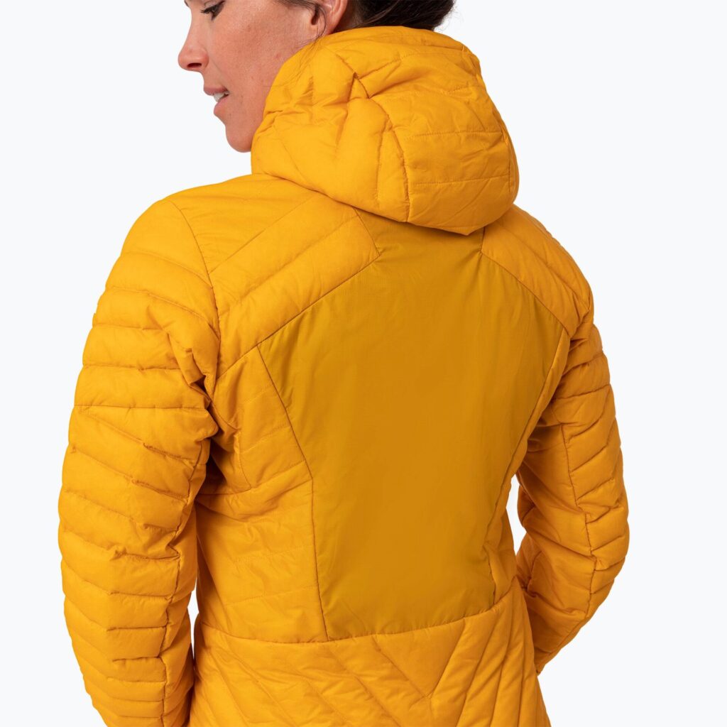 Куртка женская Salewa Ortles Hyb Rds Dwn gold