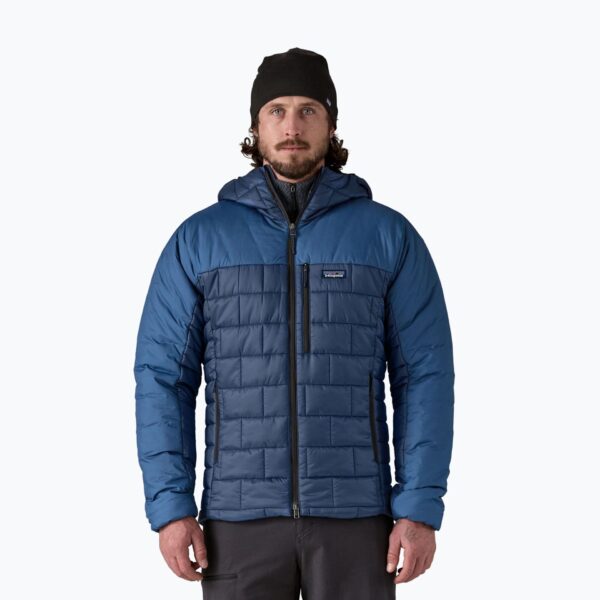 Куртка мужская Patagonia Hi-Loft Nano Puff Hoody clement blue