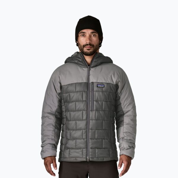 Куртка мужская Patagonia Hi-Loft Nano Puff Hoody forge grey
