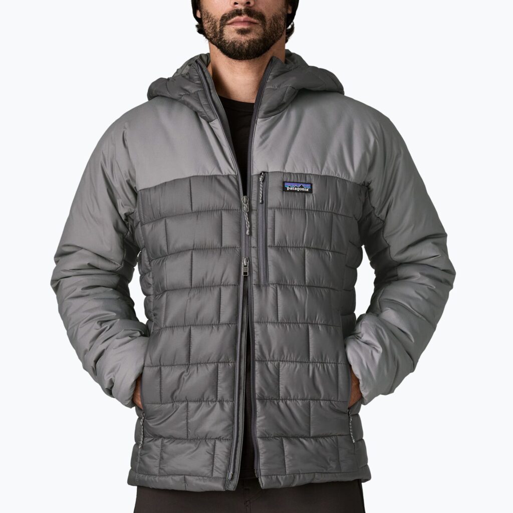 Куртка мужская Patagonia Hi-Loft Nano Puff Hoody forge grey