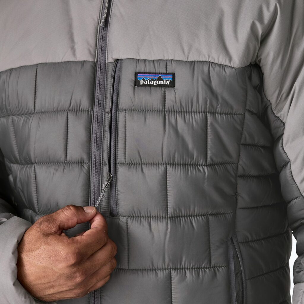 Куртка мужская Patagonia Hi-Loft Nano Puff Hoody forge grey