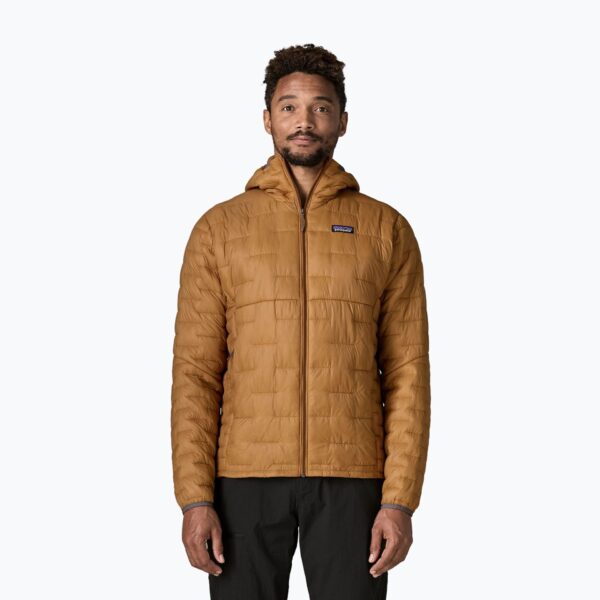 Куртка мужская Patagonia Micro Puff Hoody cinnamon brown