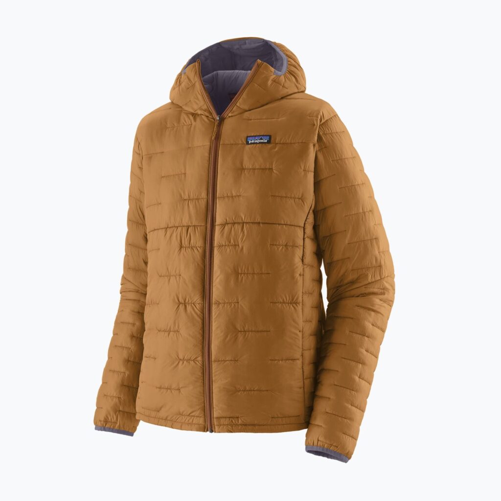Куртка мужская Patagonia Micro Puff Hoody cinnamon brown