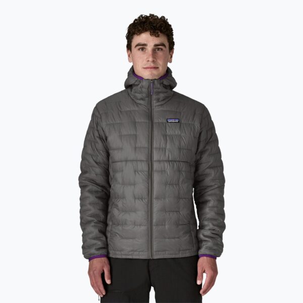 Куртка мужская Patagonia Micro Puff Hoody forge grey