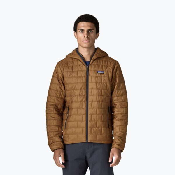 Куртка мужская Patagonia Nano Puff Hoody deer brown