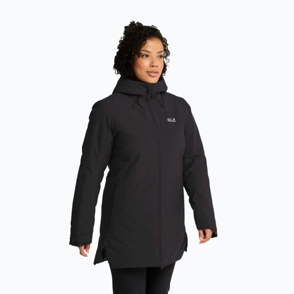 Женская непромокаемая курткаJack Wolfskin Heidelstein 2 Ins black