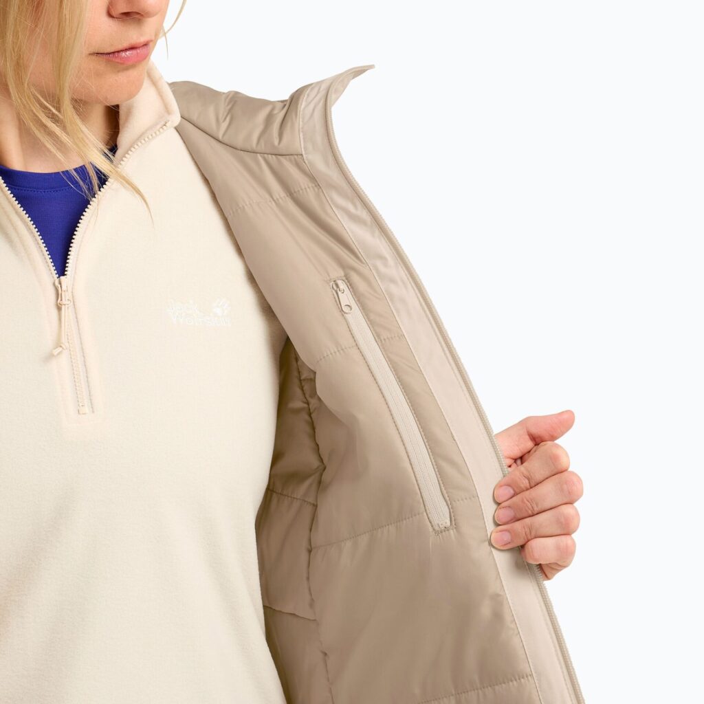 Женская непромокаемая курткаJack Wolfskin Heidelstein 2 Ins oyster