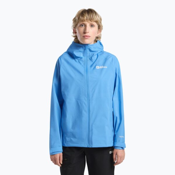 Женская непромокаемая курткаJack Wolfskin Prelight 2.5L LT mid blue