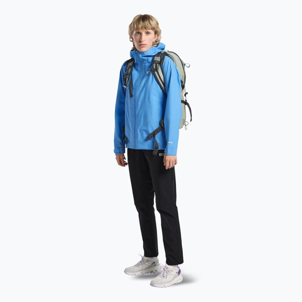 Женская непромокаемая курткаJack Wolfskin Prelight 2.5L LT mid blue