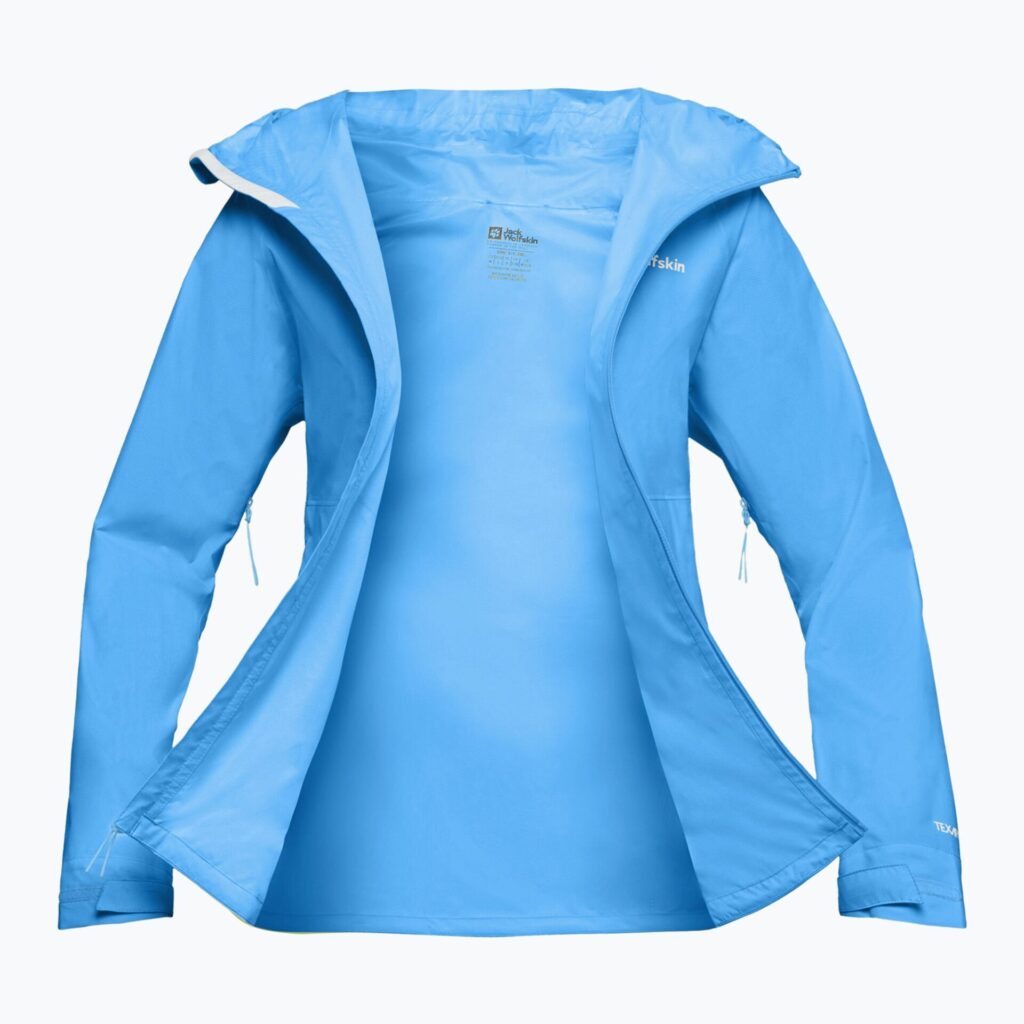 Женская непромокаемая курткаJack Wolfskin Prelight 2.5L LT mid blue